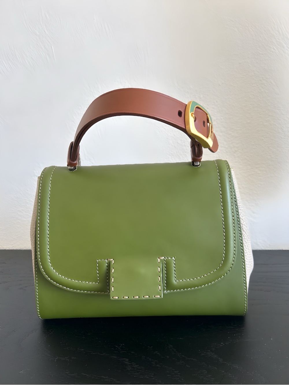 Fendi Silvana multicolor 2 way bag in Leather. - Picture 8 of 14